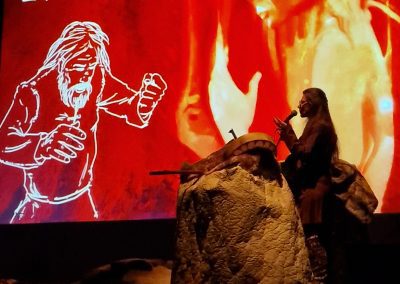 Représentation de l'Enfant Autre à Montalieu Vercieu - Feu